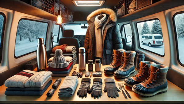 equipement vetements accessoires van hiver