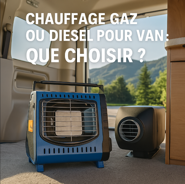 chauffage gaz ou diesel van